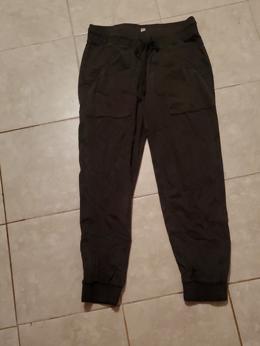 Bella Dahl Charcoal Black Drawstring Joggers